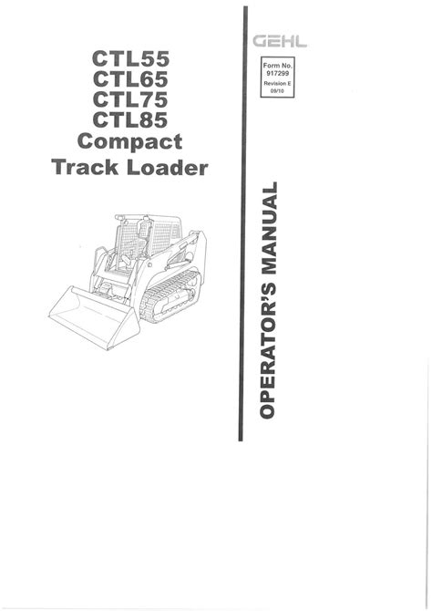 gehl ctl 55|Specifications Gehl Compact Track Loaders CTL55 .